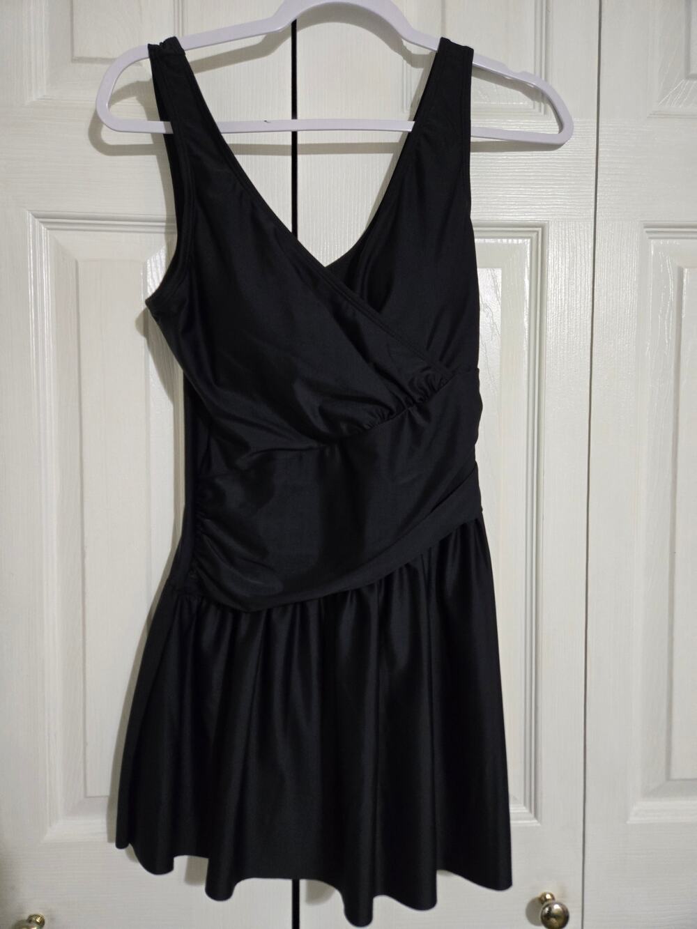 Jess Lea medium women's black swim dress new with tags